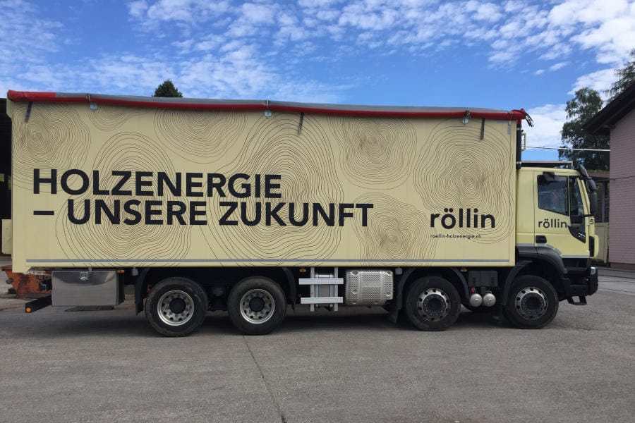 LKW-Beschriftung von röllin - Atelier S&G Werbetechnik