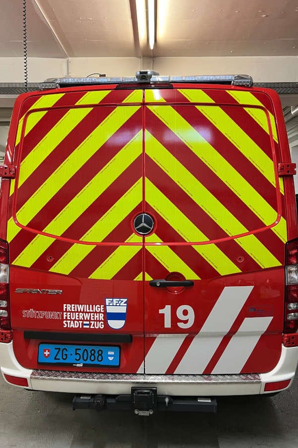 Autofolierung Leuchtfolie Feuerwehr Autofolierung Leuchtfolie Feuerwehr