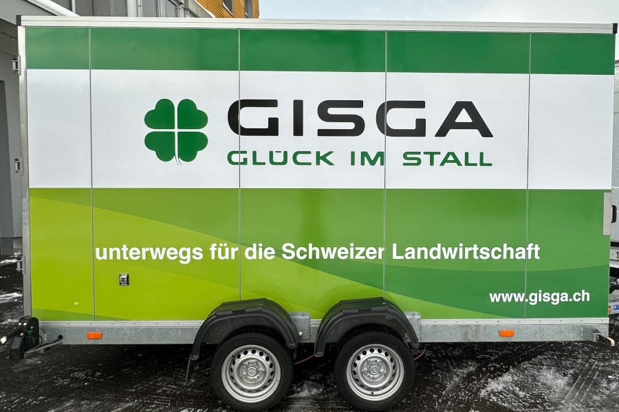 Anhängerbeschriftung Gisga